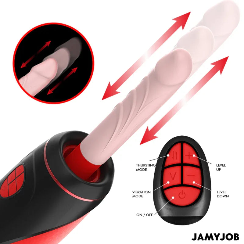 JAMYJOB - PYSTON BASE AUTOMATISCHER MASTURBATOR MIT FERNBEDIENUNG - Vanelion Paradise