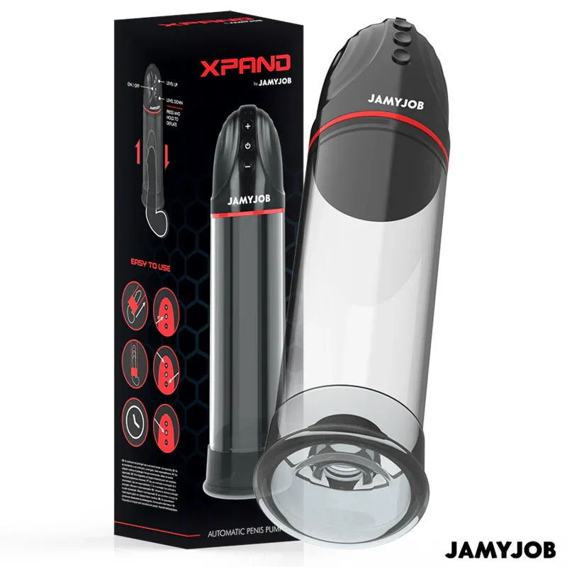 JAMYJOB - XPAND AUTOMATISCHE PUMPE 3 SAUGSTUFEN GRAU - Vanelion Paradise