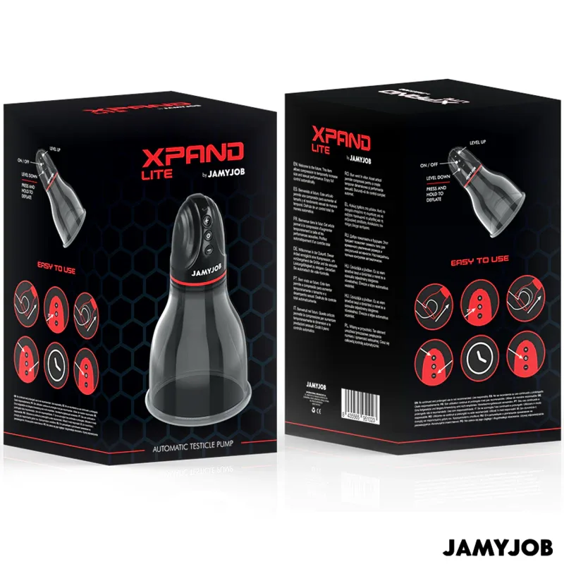 JAMYJOB - XPAND LITE AUTOMATISCHE HODENPUMPE 3 SAUGSTUFEN GRAU - Vanelion Paradise