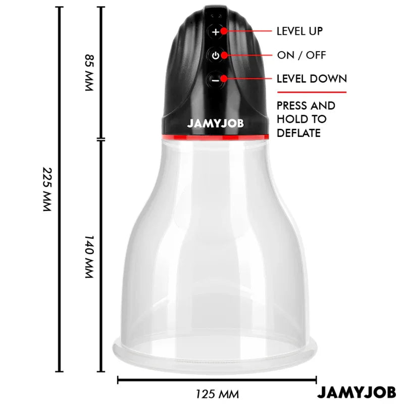 JAMYJOB - XPAND LITE AUTOMATISCHE HODENPUMPE 3 SAUGSTUFEN GRAU - Vanelion Paradise
