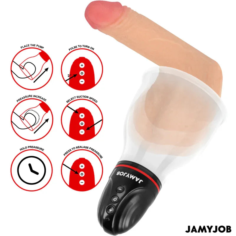 JAMYJOB - XPAND LITE AUTOMATISCHE HODENPUMPE 3 SAUGSTUFEN GRAU - Vanelion Paradise