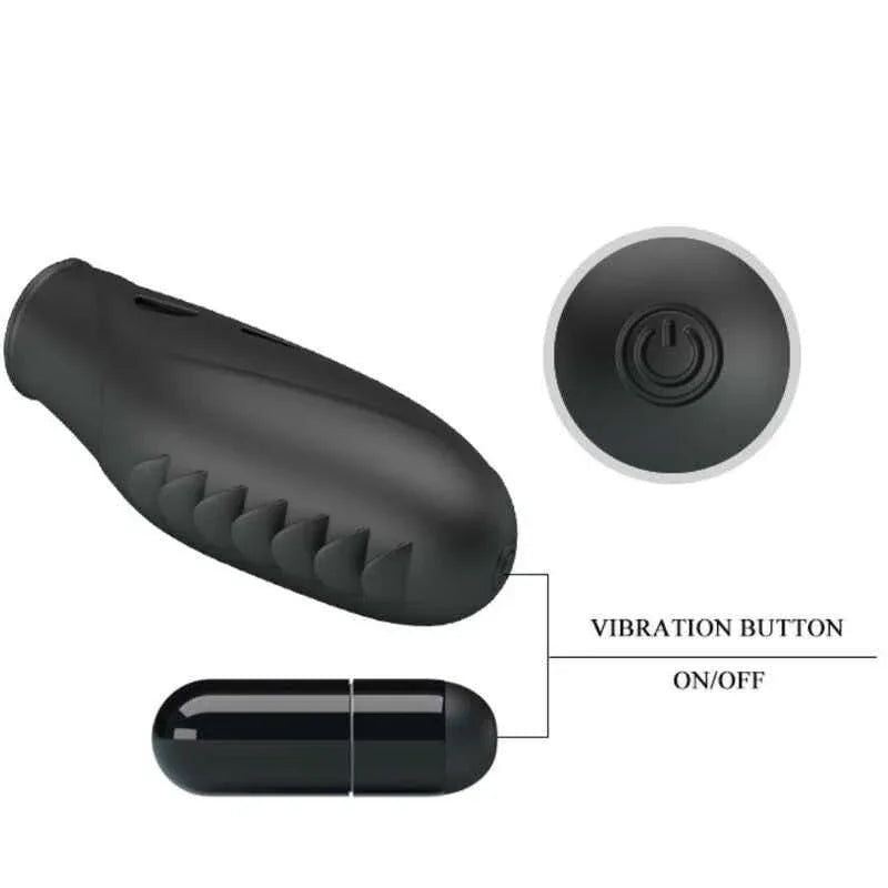 PRETTY LOVE - GILO SILIKON-FINGERVIBRATOR SCHWARZ - Vanelion Paradise