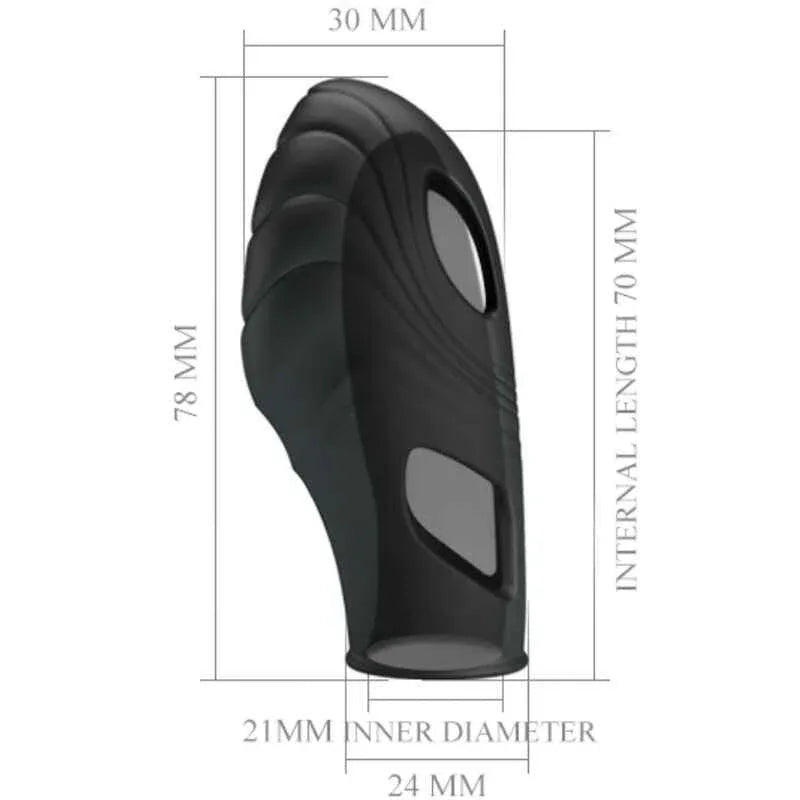 PRETTY LOVE - LICH SILIKON-FINGERVIBRATOR SCHWARZ - Vanelion Paradise