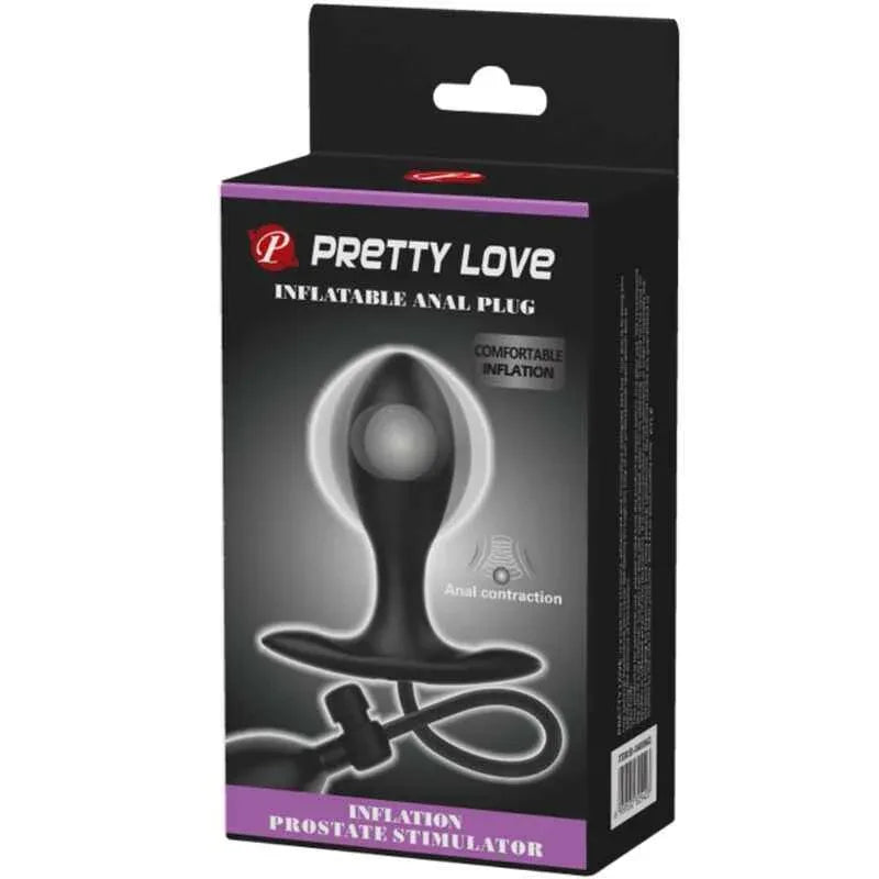 PRETTY LOVE - AUFBLASBARER ANALSTECKER SCHWARZ - Vanelion Paradise
