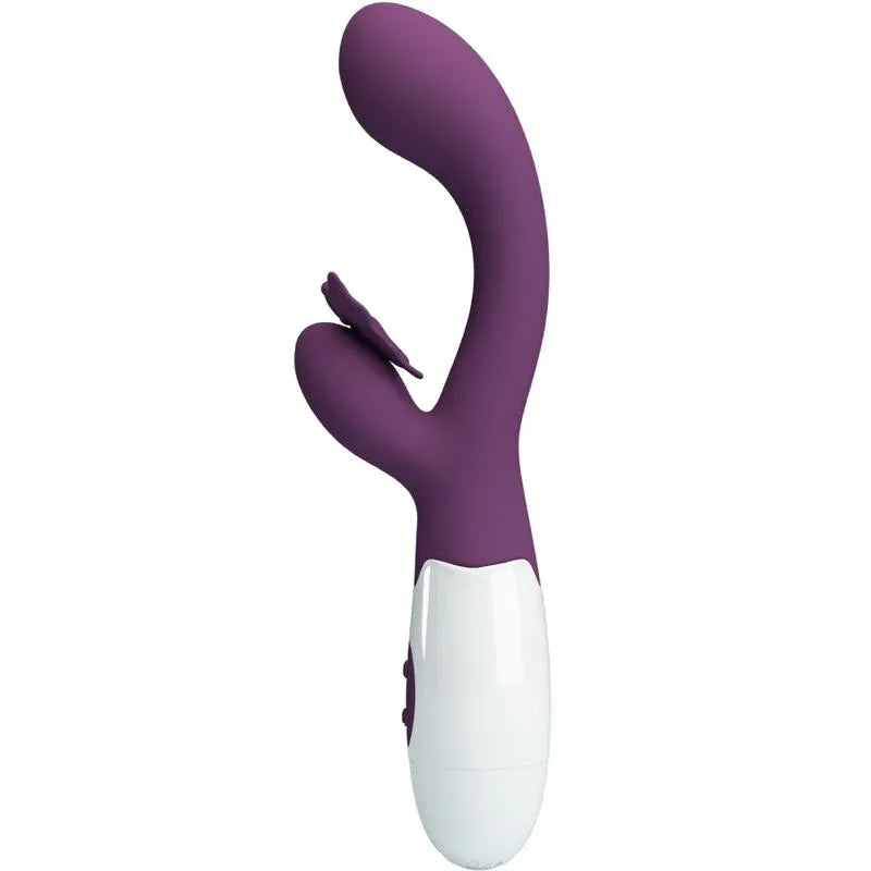 PRETTY LOVE - BUTTERFLY KISS RABBIT VIBRATOR & G-SPOT STIMULATOR LILA - Vanelion Paradise