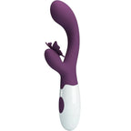 PRETTY LOVE - BUTTERFLY KISS RABBIT VIBRATOR & G-SPOT STIMULATOR LILA - Vanelion Paradise
