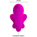 PRETTY LOVE - VALERIE DOPPEL-STRAP-ON-VIBRATOR 12 VIBRATIONEN LILA - Vanelion Paradise