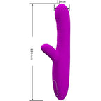 PRETTY LOVE - ANGELIQUE MULTIFUNKTIONSVIBRATOR + KLITORISSTIMULATOR LILA - Vanelion Paradise