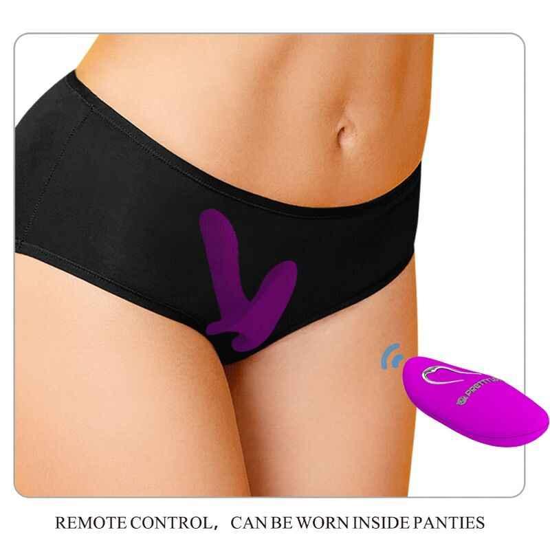 PRETTY LOVE - MASSAGER & VIBRATOR 12 VIBRATIONEN FERNBEDIENUNG LILA - Vanelion Paradise