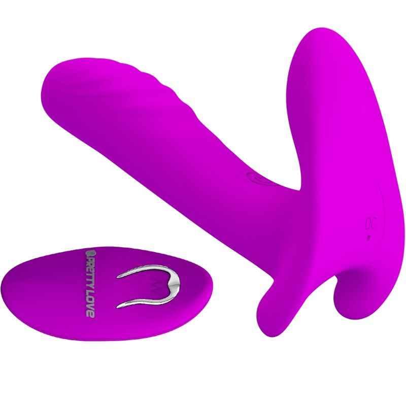 PRETTY LOVE - MASSAGER & VIBRATOR 12 VIBRATIONEN FERNBEDIENUNG LILA - Vanelion Paradise