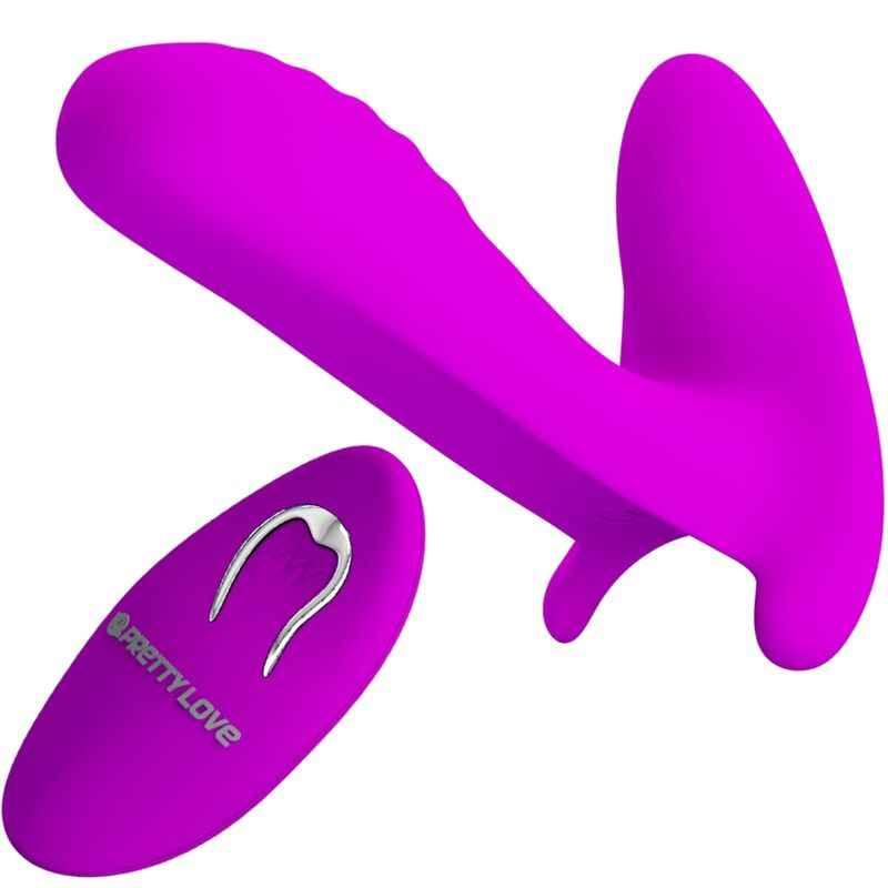 PRETTY LOVE - MASSAGER & VIBRATOR 12 VIBRATIONEN FERNBEDIENUNG LILA - Vanelion Paradise
