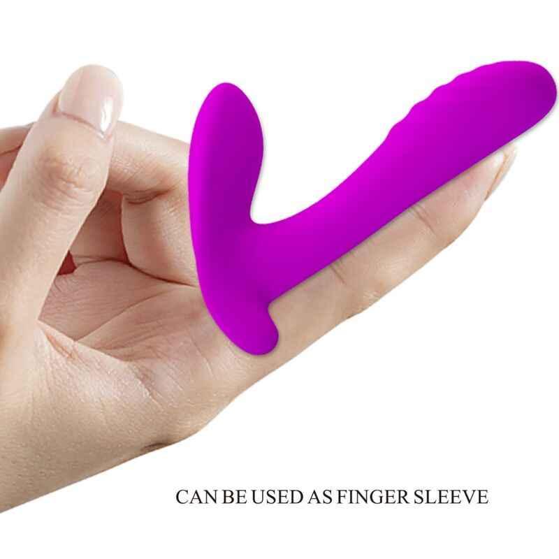 PRETTY LOVE - MASSAGER & VIBRATOR 12 VIBRATIONEN FERNBEDIENUNG LILA - Vanelion Paradise