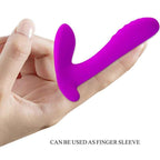 PRETTY LOVE - MASSAGER & VIBRATOR 12 VIBRATIONEN FERNBEDIENUNG LILA - Vanelion Paradise