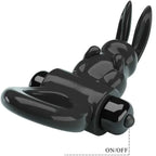 PRETTY LOVE - AUFREGENDER RING RABBIT VIBRATORRING 10 VIBRATIONEN SCHWARZ - Vanelion Paradise