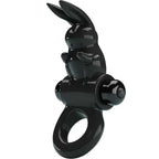 PRETTY LOVE - AUFREGENDER RING RABBIT VIBRATORRING 10 VIBRATIONEN SCHWARZ - Vanelion Paradise