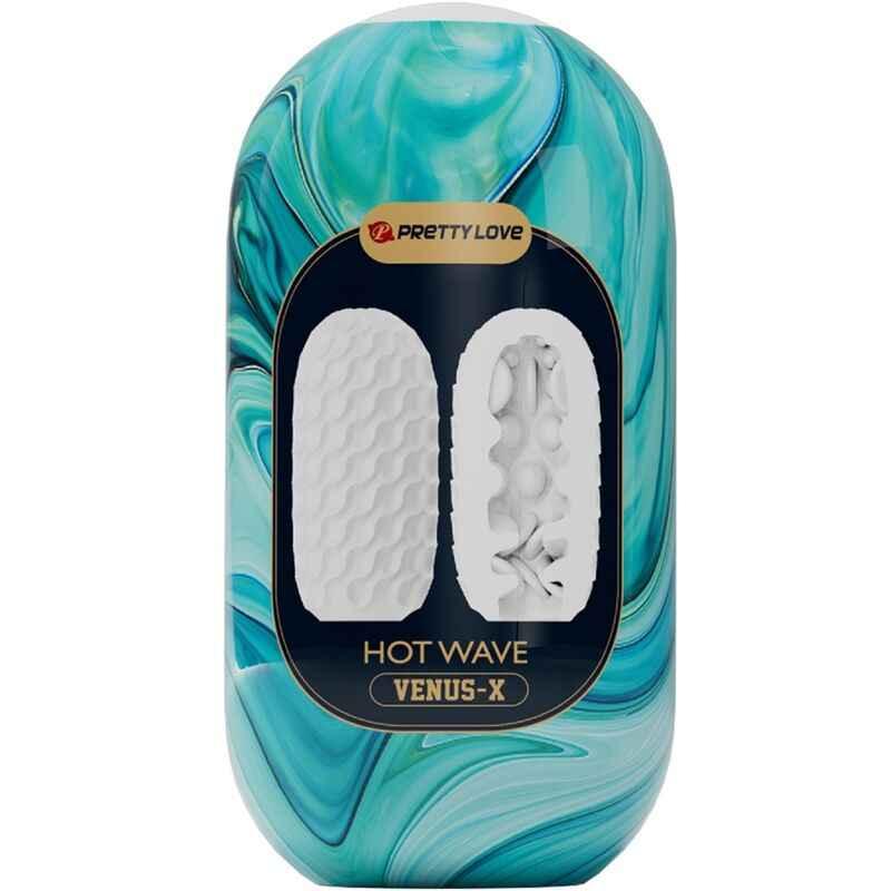 PRETTY LOVE - HOT WAVE MÄNNLICHER MASTURBATOR AUS SILIKON, WEISS - Vanelion Paradise