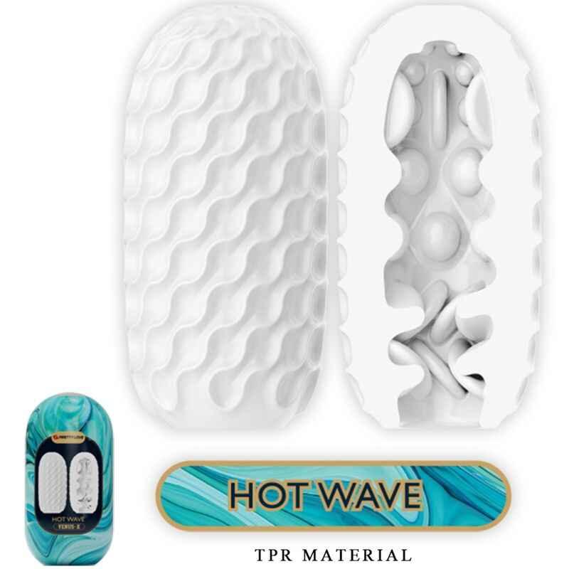 PRETTY LOVE - HOT WAVE MÄNNLICHER MASTURBATOR AUS SILIKON, WEISS - Vanelion Paradise