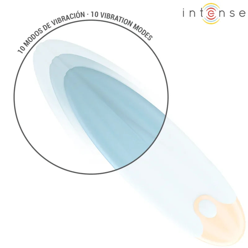 INTENSE - MIKE VIBRIERENDES BULLET 10 VIBRATIONEN BLAU - Vanelion Paradise