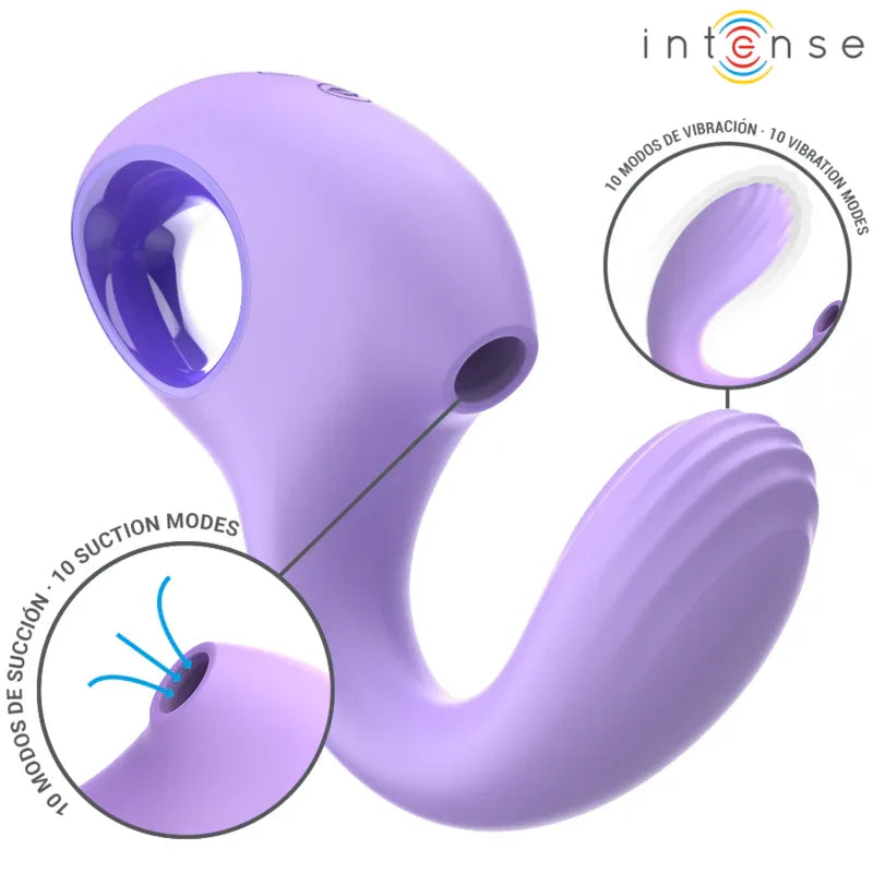 INTENSE - BAXTER VIBRATOR & STIMULATOR VIOLETT - Vanelion Paradise