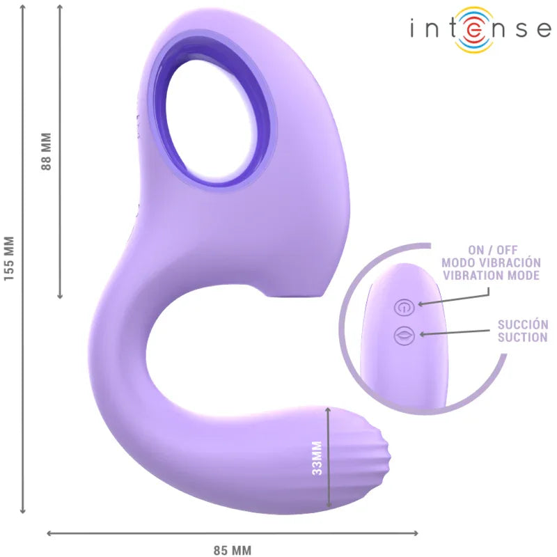 INTENSE - BAXTER VIBRATOR & STIMULATOR VIOLETT - Vanelion Paradise