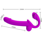 PRETTY LOVE - KELPIE DOPPELTER STRAP-ON-STIMULATOR LILA - Vanelion Paradise