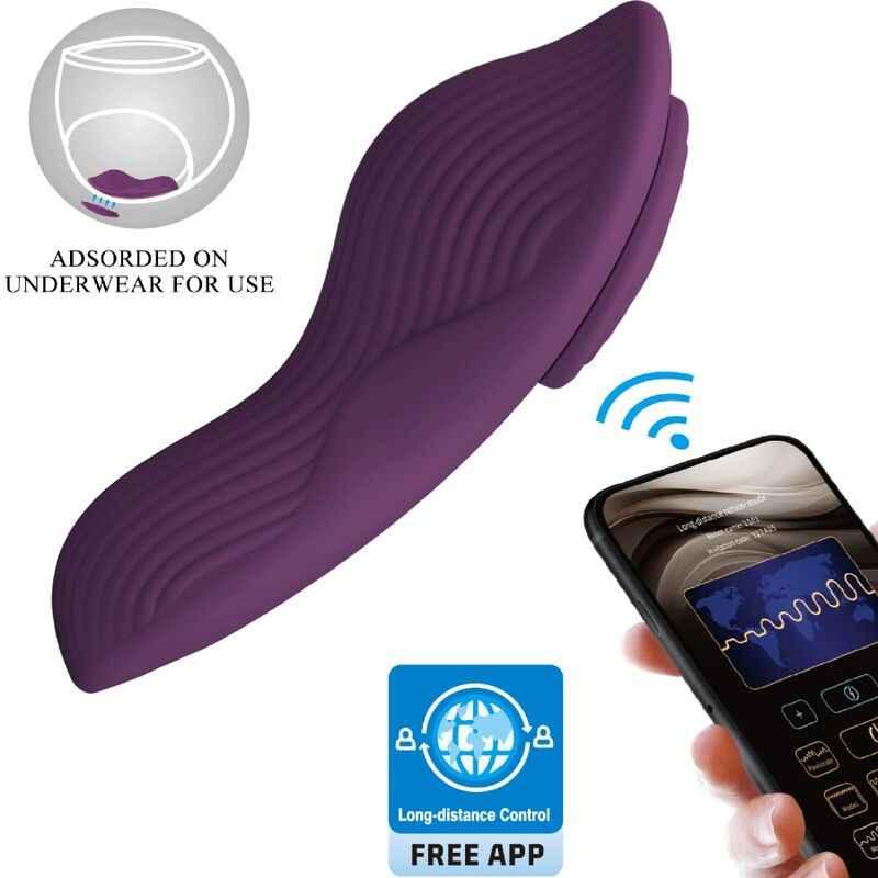 PRETTY LOVE - MANE LAY ON CLITORIS MASSAGER 10 VIBRATIONEN FERNBEDIENUNG LILA - Vanelion Paradise