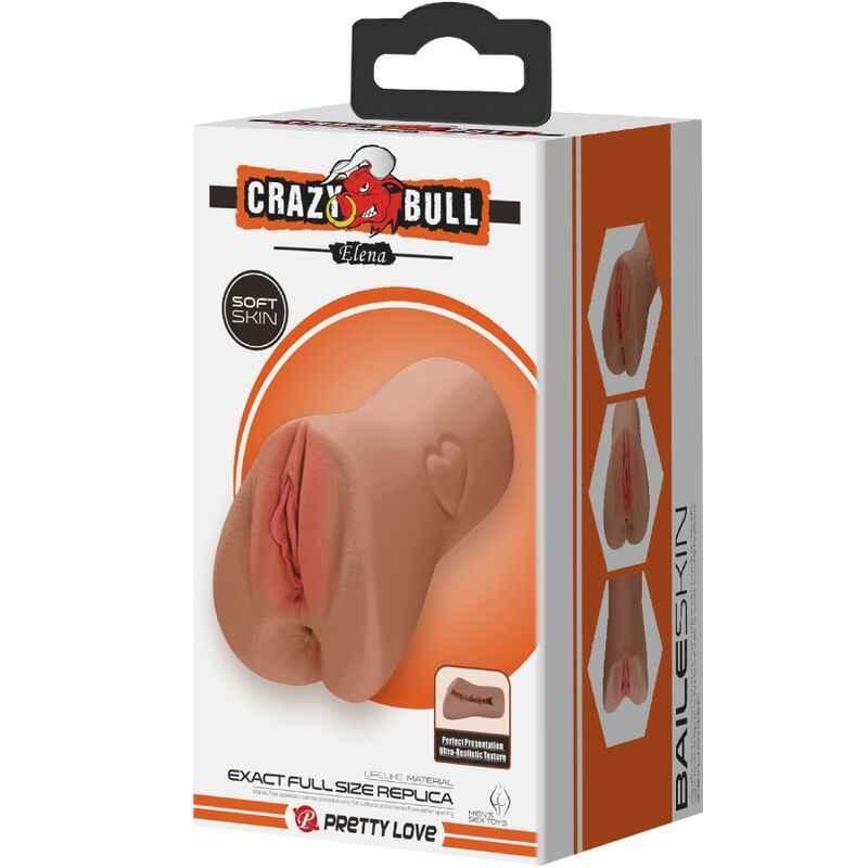 CRAZY BULL - SCHARLACHROTES VAGINA- UND ANUS-DESIGN MIT HERZFLEISCH - Vanelion Paradise