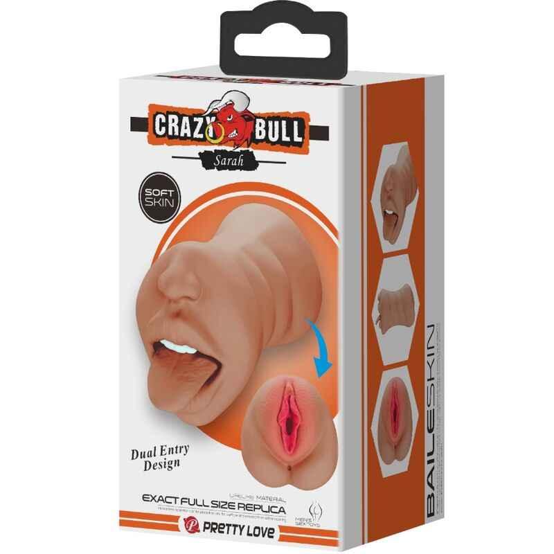 CRAZY BULL - SARAH DOPPELMASTURBATOR MUND & VAGINA FLEISCH - Vanelion Paradise