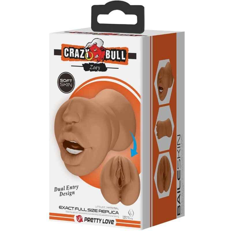 CRAZY BULL - ZOEY DOPPELMASTURBATOR MUND & VAGINA FLEISCH - Vanelion Paradise