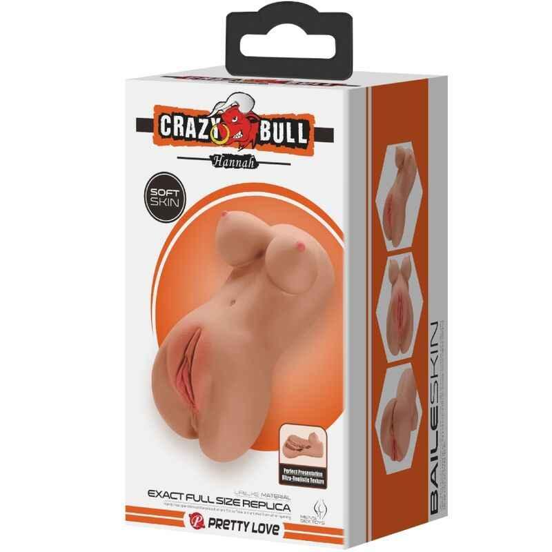 CRAZY BULL - HANNAH DOPPELMASTURBATOR VAGINA & ANUS REALISTISCHER MULATTE - Vanelion Paradise