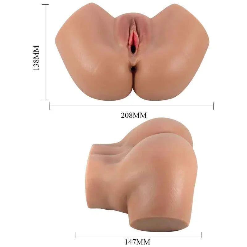 CRAZY BULL - HAILEY VIBRATOR BUTT MIT REALISTISCHER VAGINA UND ANUS-FERNBEDIENUNG - Vanelion Paradise