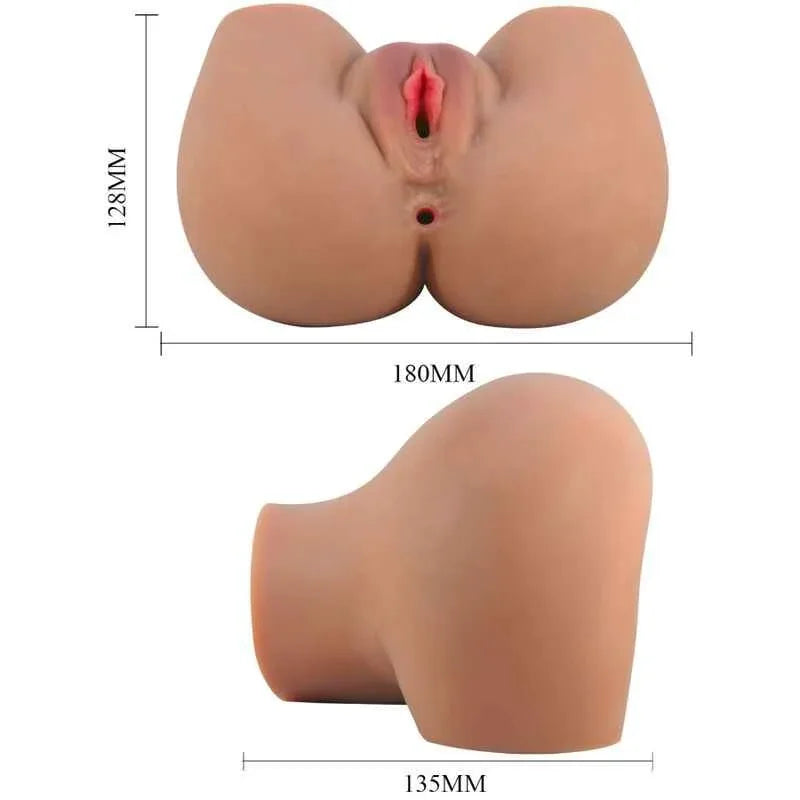 CRAZY BULL - MILA VIBRATOR BUTT MIT REALISTISCHER VAGINA UND ANUS-FERNBEDIENUNG - Vanelion Paradise