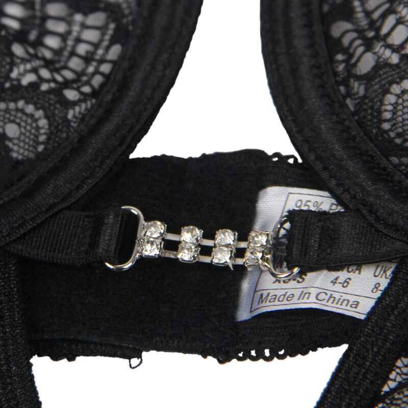 SUBBLIME - 954185 SPITZEN-BABYDOLL MIT VERSTELLBAREN TRÄGERN SCHWARZ S/M - Vanelion Paradise