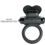 PRETTY LOVE - DEBONAIRE VIBRATIONSRING KANINCHEN 10 VIBRATIONEN SCHWARZ - Vanelion Paradise