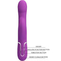 PRETTY LOVE - 4 IN 1 MULTIFUNKTIONSVIBRATOR & STIMULATOR LILA - Vanelion Paradise