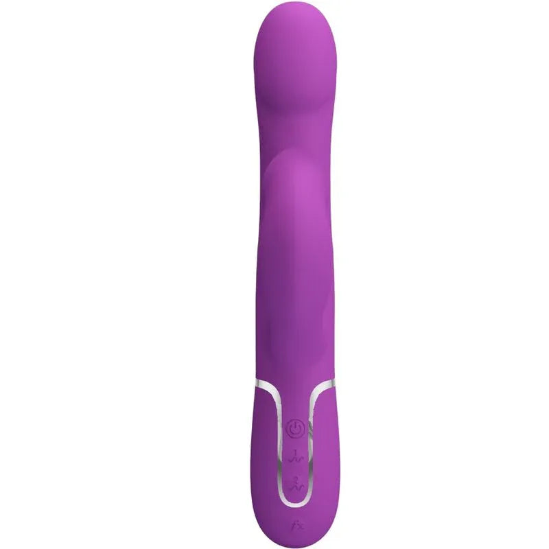 PRETTY LOVE - 4 IN 1 MULTIFUNKTIONSVIBRATOR & STIMULATOR LILA - Vanelion Paradise