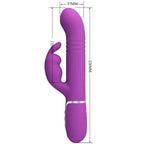 PRETTY LOVE - COALE 4 IN 1 MULTIFUNKTIONS-RABBIT-VIBRATOR LILA - Vanelion Paradise