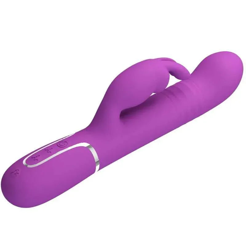 PRETTY LOVE - COALE 4 IN 1 MULTIFUNKTIONS-RABBIT-VIBRATOR LILA - Vanelion Paradise