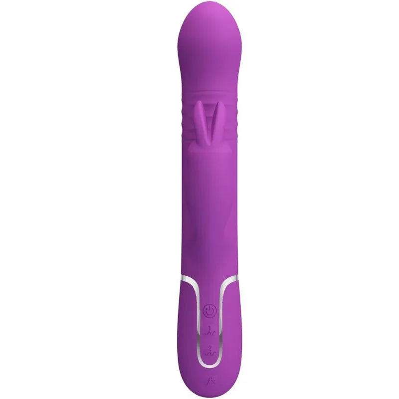 PRETTY LOVE - COALE 4 IN 1 MULTIFUNKTIONS-RABBIT-VIBRATOR LILA - Vanelion Paradise