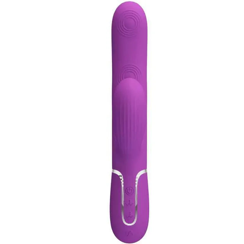 PRETTY LOVE - PERLITA 3 IN 1 MULTIFUNKTIONS-RABBIT-VIBRATOR LILA - Vanelion Paradise