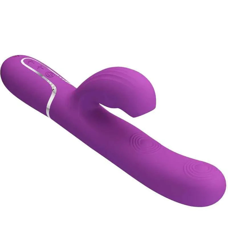 PRETTY LOVE - PERLITA 3 IN 1 MULTIFUNKTIONS-RABBIT-VIBRATOR LILA - Vanelion Paradise