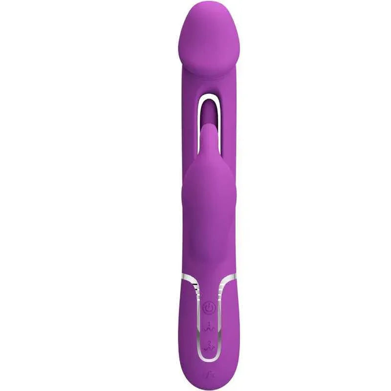 PRETTY LOVE - KAMPAS 3 IN 1 MULTIFUNKTIONS-RABBIT-VIBRATOR LILA - Vanelion Paradise