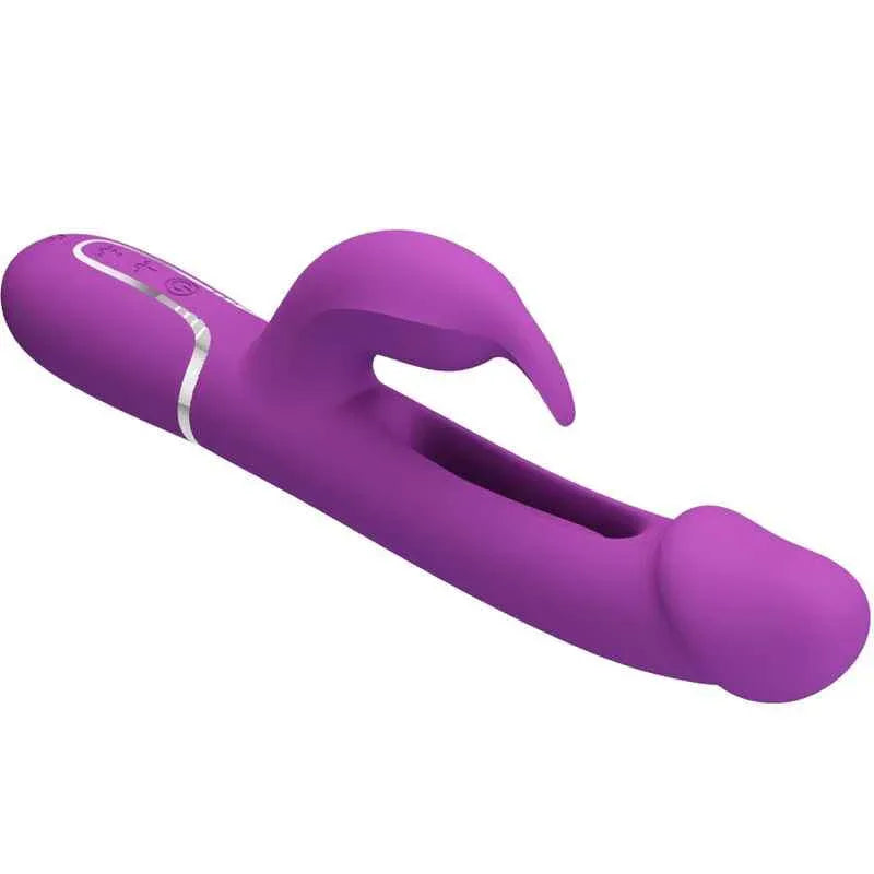 PRETTY LOVE - KAMPAS 3 IN 1 MULTIFUNKTIONS-RABBIT-VIBRATOR LILA - Vanelion Paradise