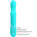 PRETTY LOVE - CAMMY 4 IN 1 MULTIFUNKTIONS-DREIFACHER RABBIT-VIBRATOR BLAU - Vanelion Paradise