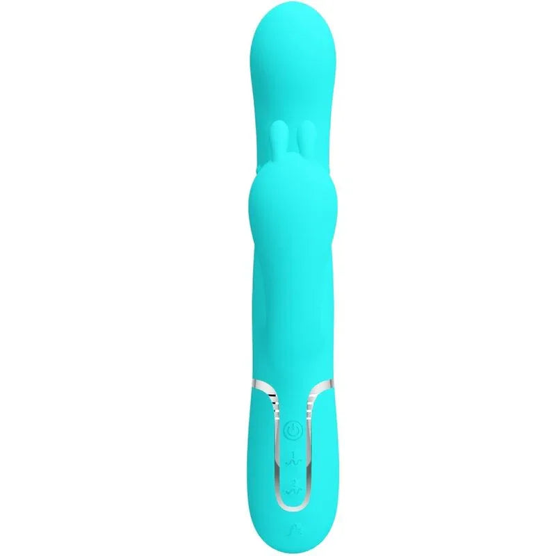 PRETTY LOVE - CAMMY 4 IN 1 MULTIFUNKTIONS-DREIFACHER RABBIT-VIBRATOR BLAU - Vanelion Paradise
