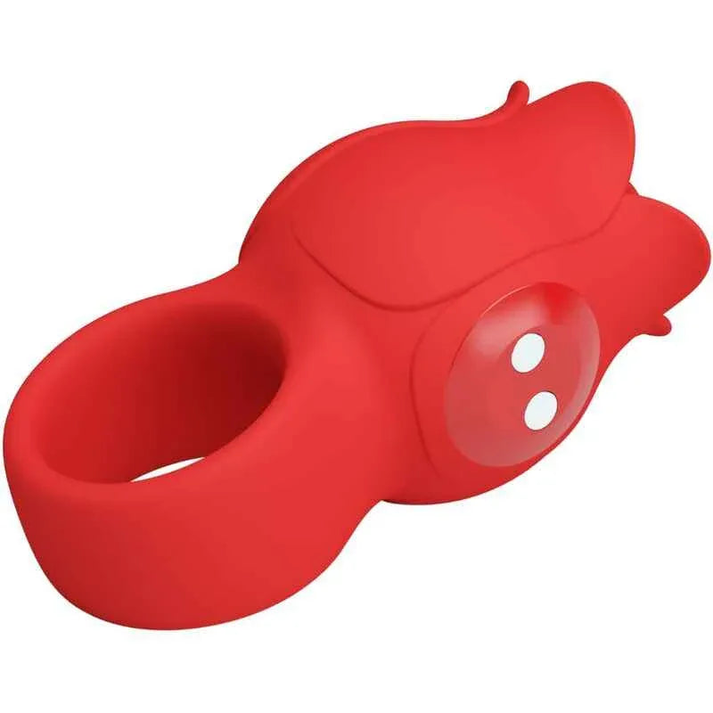 PRETTY LOVE - JAE ROSE FÖRMIGER FINGERVIBRATOR 10 VIBRATIONEN ROT - Vanelion Paradise