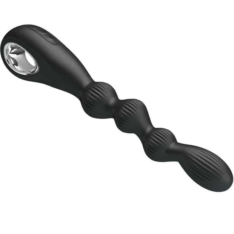 PRETTY LOVE - FEDERER ANALVIBRATOR 12 VIBRATIONEN SCHWARZ - Vanelion Paradise