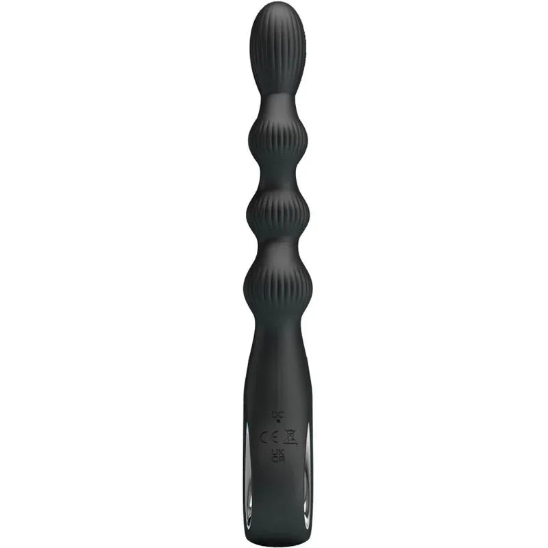PRETTY LOVE - FEDERER ANALVIBRATOR 12 VIBRATIONEN SCHWARZ - Vanelion Paradise