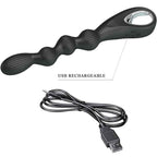PRETTY LOVE - FEDERER ANALVIBRATOR 12 VIBRATIONEN SCHWARZ - Vanelion Paradise