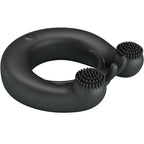 PRETTY LOVE - DAHLIA VIBRATIONSRING + KLITORISSTIMULATOR 12 VIBRATIONEN SCHWARZ - Vanelion Paradise